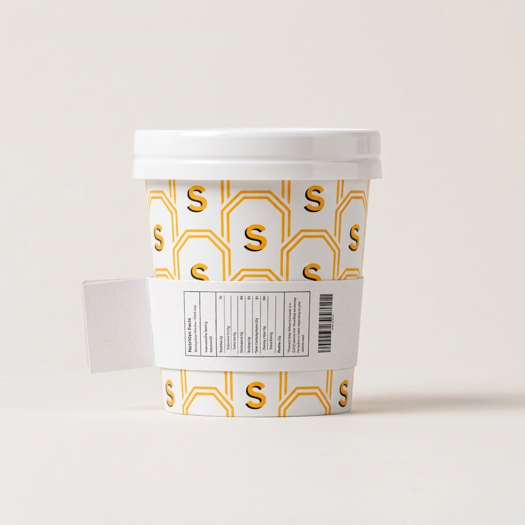 Samaritaine, gobelet à café au motif S