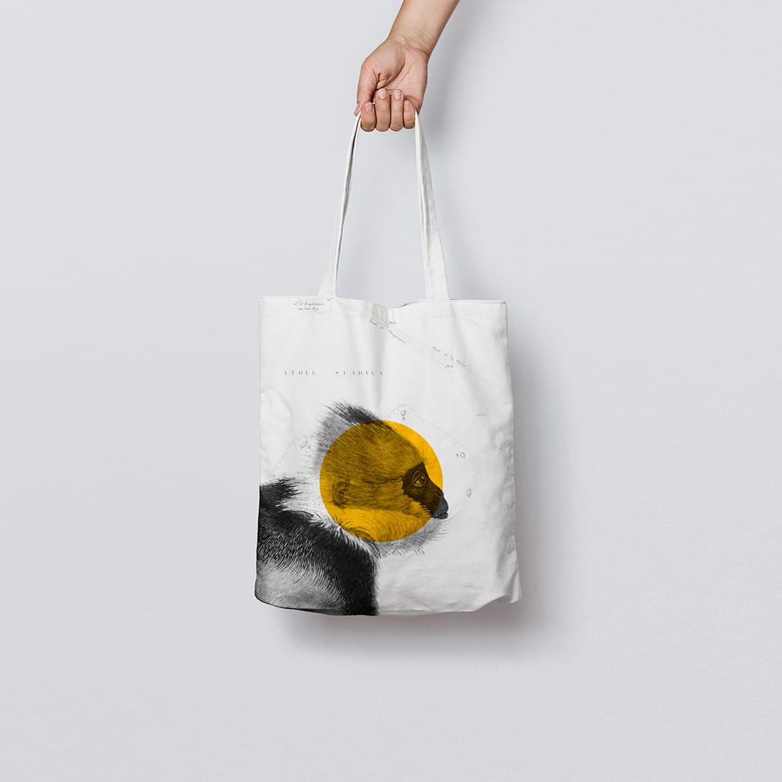 totebag-herbin-singe-jaune-voyage totebag-herbin-singe-jaune-voyage